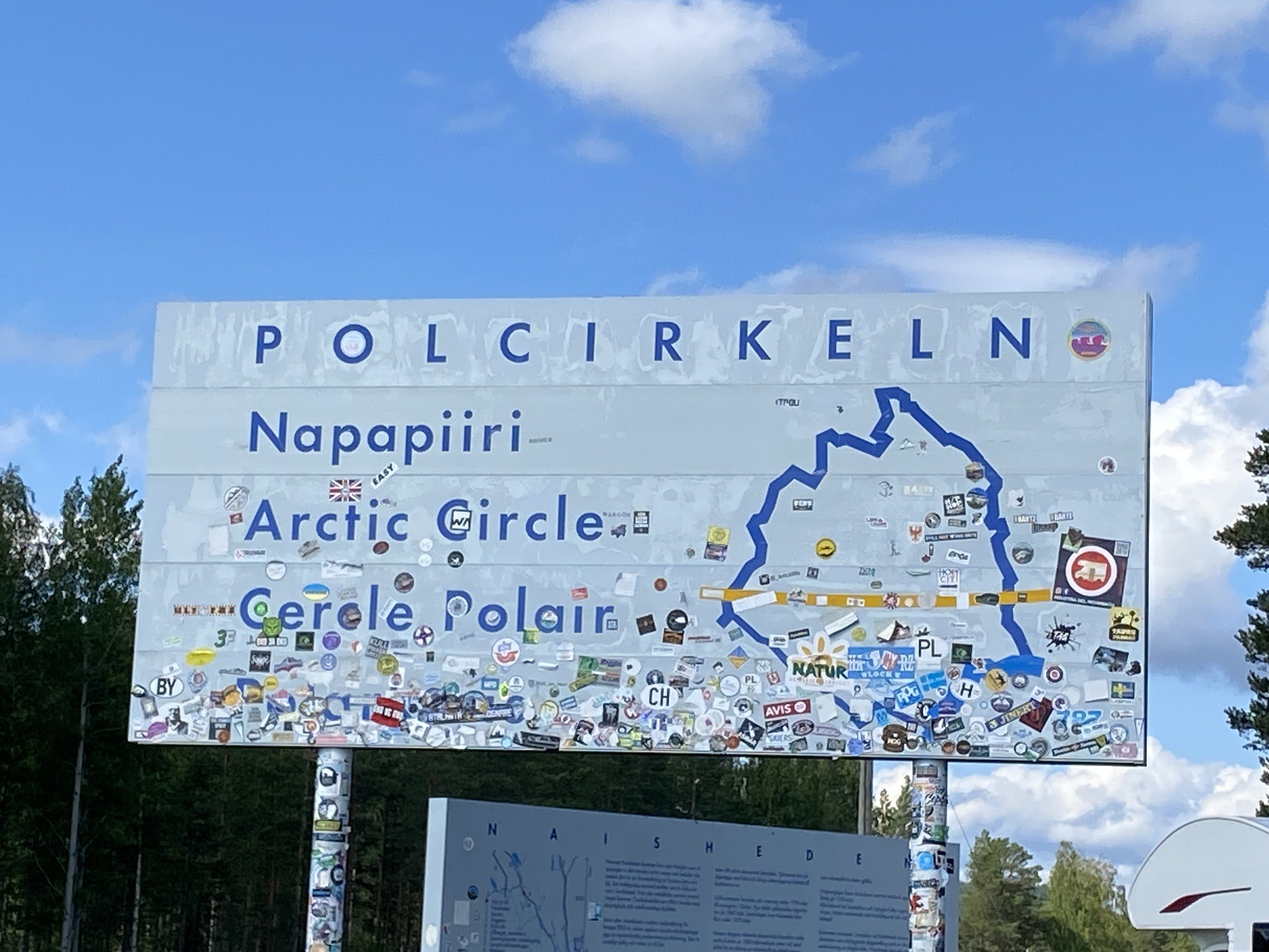 Polarkreis (Arctic Circle marker, Lansjärv)